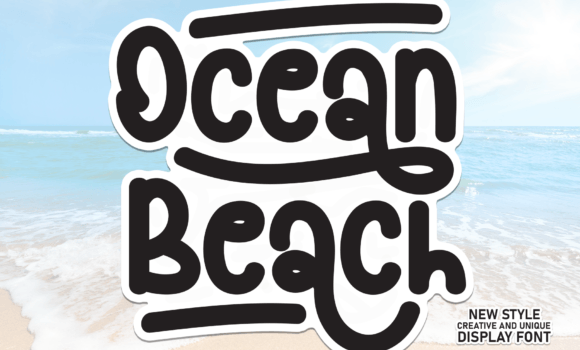 Ocean Beach Font - Featured Image