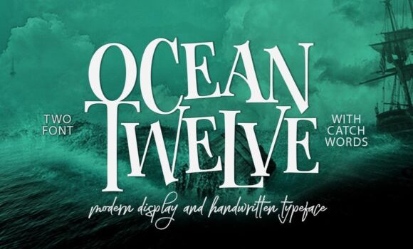 Ocean Twelve Font - Featured Image