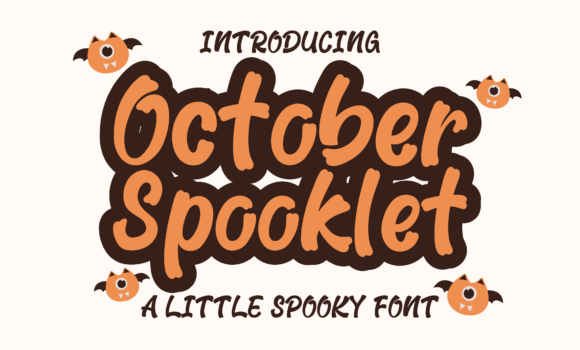 October Spooklet Font - Featured Image