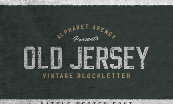 Old Jersey Font - Featured Image