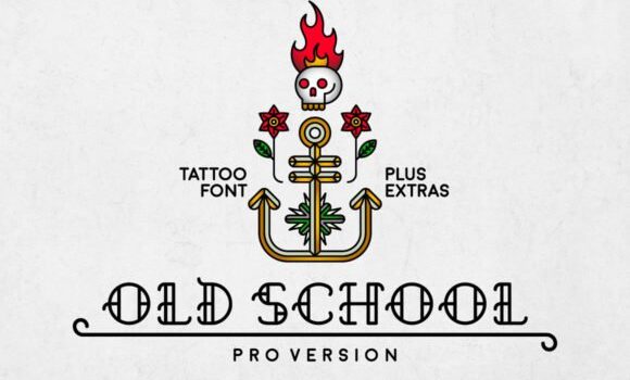 Old School Font - Featured Image
