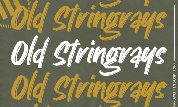 Old Stringrays Font - Featured Image