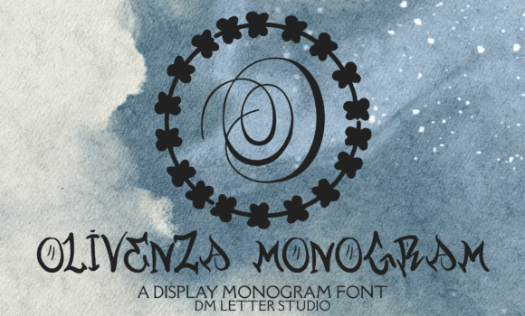 Olivenza Monogram Font - Featured Image