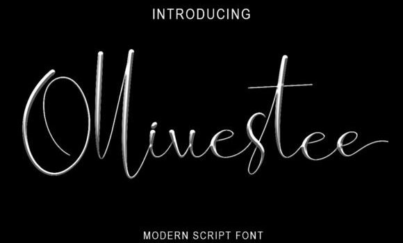 Ollivestee Font - Featured Image
