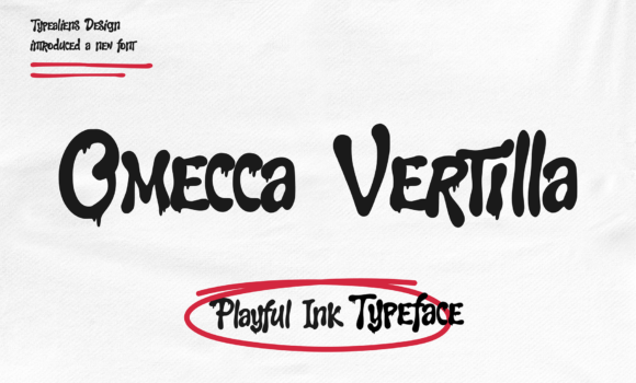 Omecca Vertilla Font Fonts Free Download Omecca Vertilla Font - Featured Image