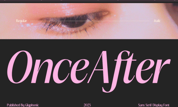 Once After Font - Featured Image