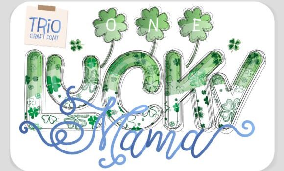One Lucky Mama Font - Featured Image
