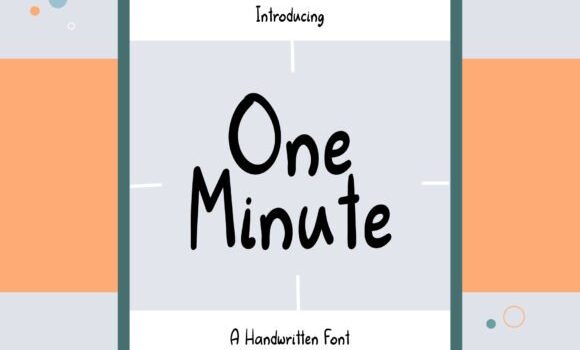 One Minute Font - Featured Image
