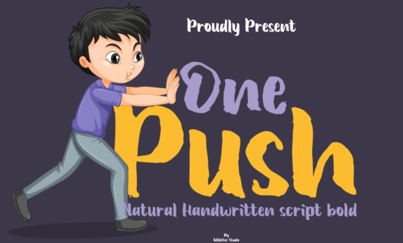 One Push Font Fonts Free Download One Push Font - Featured Image