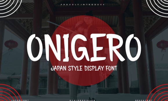 Onigero Font - Featured Image