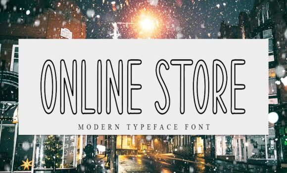 Online Store Font - Featured Image