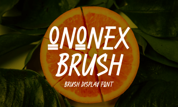 Ononex Brush Font - Featured Image