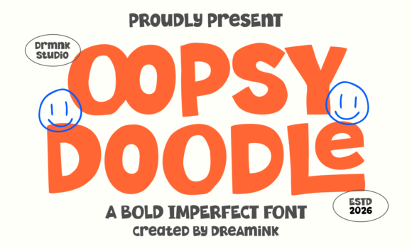Oopsy Doodle Font - Featured Image