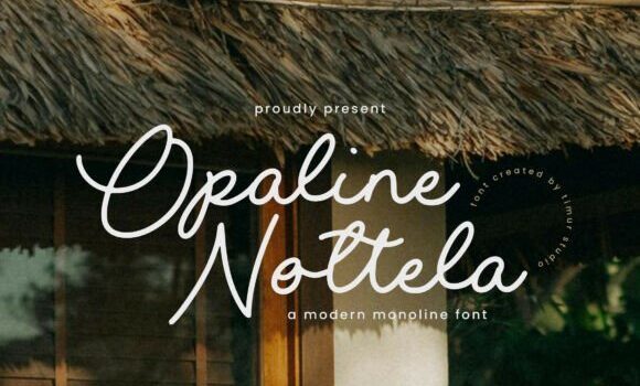 Opaline Nottela Font Fonts Free Download Opaline Nottela Font - Featured Image