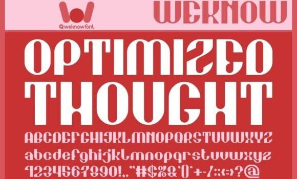 Optimized Thought Font Fonts Free Download Optimized Thought Font - Featured Image