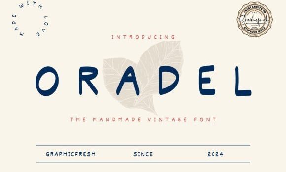 Oradel Font - Featured Image