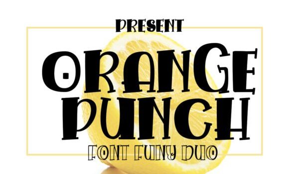 Orange Punch Font - Featured Image