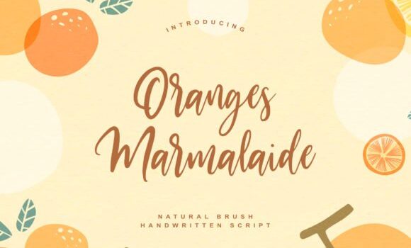 Oranges Marmalaide Font - Featured Image