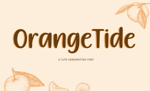 Orangetide Font - Featured Image