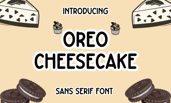 Oreo Cheesecake Font Fonts Free Download Oreo Cheesecake Font - Featured Image