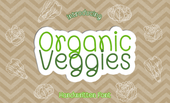 Organic Veggies Font Fonts Free Download Organic Veggies Font - Featured Image