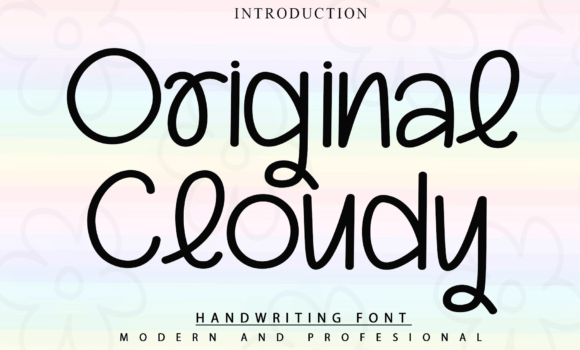 Original Cloudy Font Fonts Free Download Original Cloudy Font - Featured Image
