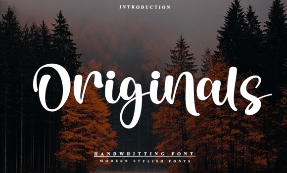 Originals Font - Featured Image