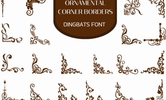 Ornamental Corner Borders Font Fonts Free Download Ornamental Corner Borders Font - Featured Image