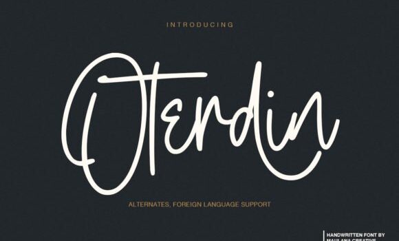 Oterdin Font - Featured Image