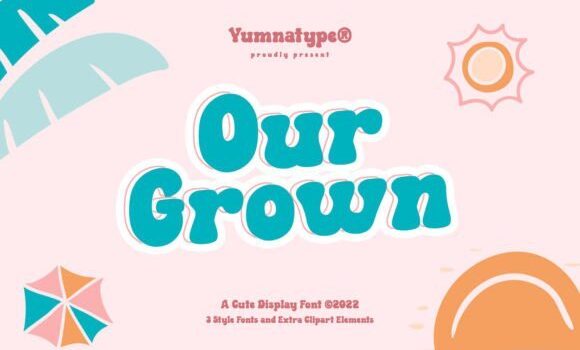 Ourgrown Font - Featured Image