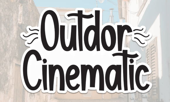 Outdor Cinematic Font - Featured Image