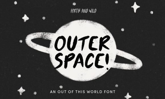 Outer Space Font - Featured Image