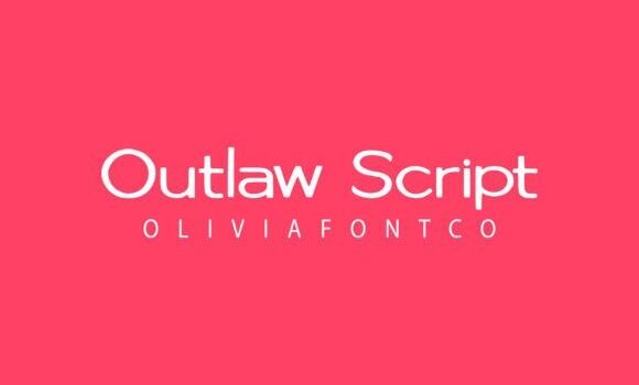 Outlaw Script Font - Featured Image