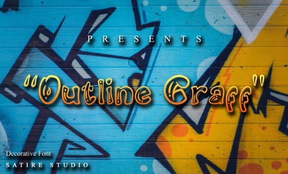 Outline Graff Font - Featured Image