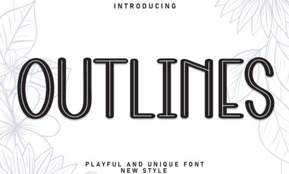 Outlines Font - Featured Image