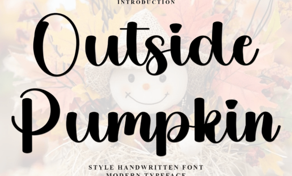 Outside Pumpkin Font - Featured Image