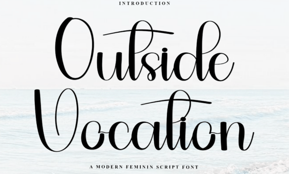 Outside Vocation Font - Featured Image