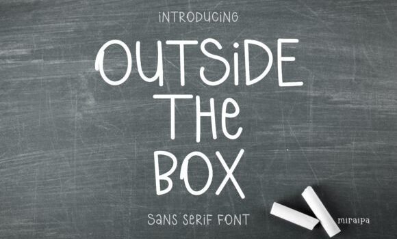 Outside the Box Font - Featured Image