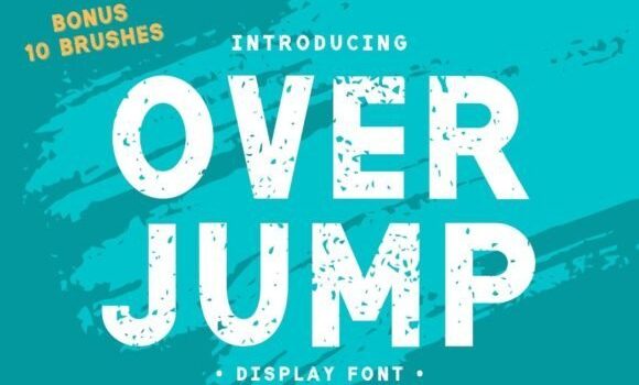 Over Jump Font - Featured Image