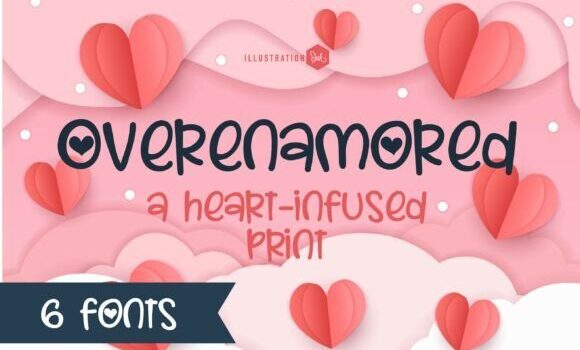 Overenamored Font - Featured Image
