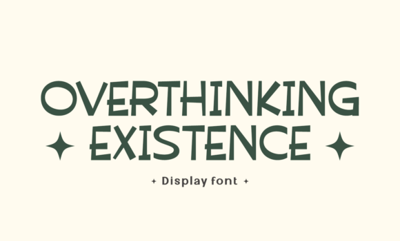 Overthinking Existence Font Fonts Free Download Overthinking Existence Font - Featured Image