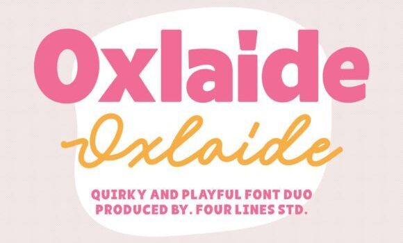 Oxlaide Font - Featured Image