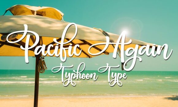 Pacific Again Font - Featured Image
