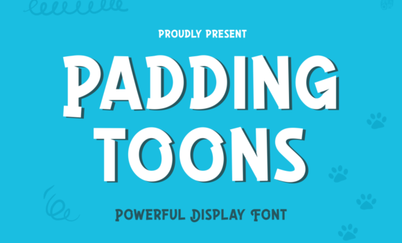 Padding Toons Font - Featured Image