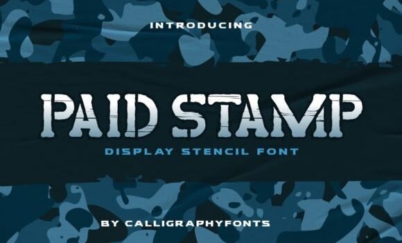 Paid Stamp Font - Featured Image