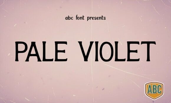 Pale Violet Font Fonts Free Download Pale Violet Font - Featured Image