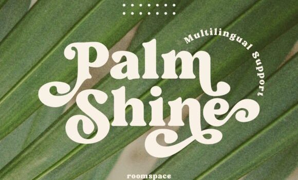 Palm Shine Font - Featured Image