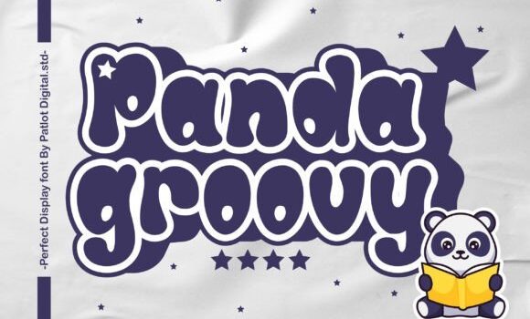 Panda Groovy Font - Featured Image