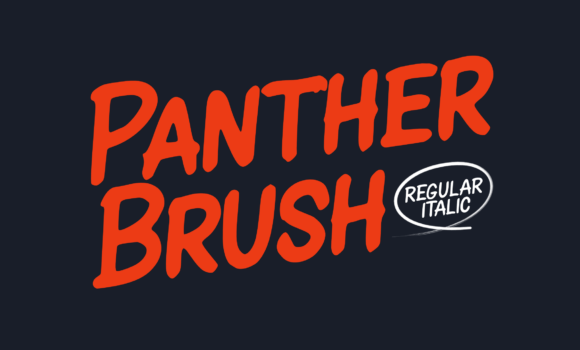 Panther Brush Font - Featured Image