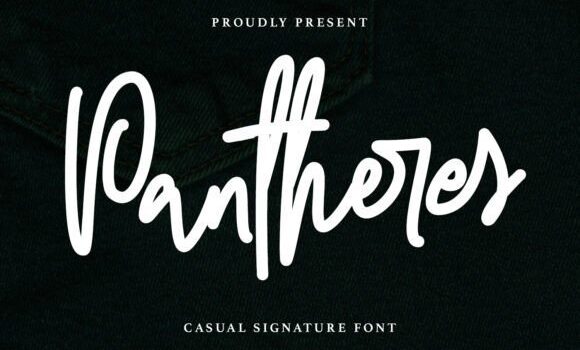 Pantheres Font - Featured Image